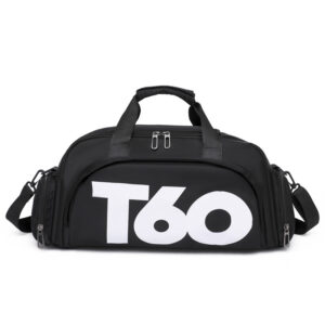 New 2024 summer large-capacity travel bag dry and wet separation belt shoe compartment fitness sports swimming solid color handbag